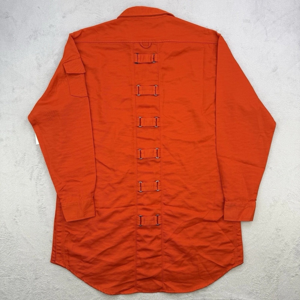 Honor The Gift Shirt Dress Womens 2XL Orange Strap Detail Streetwear - Picture 3 of 10